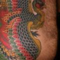 tatuaggio Fianco Fenice di RG74 tattoo