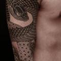 Schlangen Sleeve tattoo von RG74 tattoo