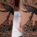 tatuaggio Braccio Cuore Fiore di Nikita Zarubin