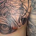 Chest Women tattoo by Fade Fx Tattoo