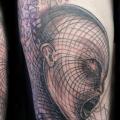 Arm Kopf tattoo von Fade Fx Tattoo