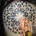 tatuaż Głowa Dotwork przez Fade Fx Tattoo