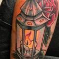 Old School Leg Lamp tattoo by Amigo Ink