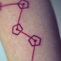 Arm Geometric tattoo by Thomas Sinnamond