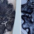 tatuaje Brazo Árbol por Thomas Sinnamond