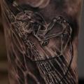 Arm Spider tattoo by Matthew James