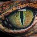 tatuaggio Braccio Realistici Occhio di Dave Paulo