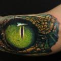 Arm Realistische Auge tattoo von Dave Paulo