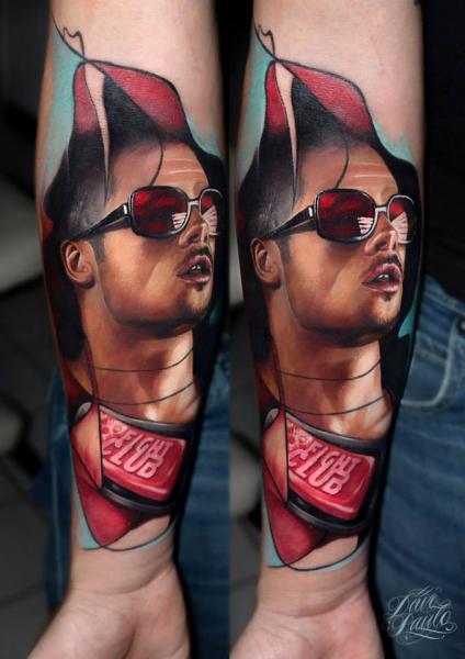 Tatuaje Brazo Retrato Realista por Dave Paulo