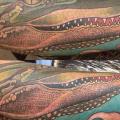 Arm Crocodile tattoo by Twisted Anchor Tattoo
