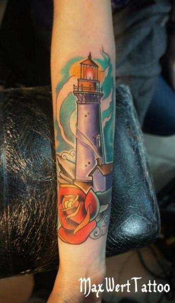 Tatuaje Brazo Faro por Kipod Studio