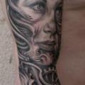 Gear Women Sleeve tattoo by Kipod Studio
