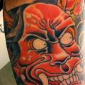 Arm Japanese Demon tattoo by Fairlane Tattoo
