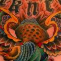 tatuaje New School Pecho Águila por Fairlane Tattoo