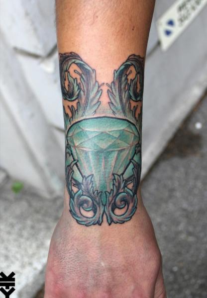 Arm Diamond Tattoo by On Point Tattoo