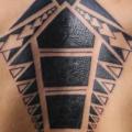 Back Geometric tattoo by On Point Tattoo