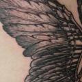 tatuaż Pióra Skrzydła przez On Point Tattoo