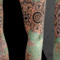 Geometric Sleeve tattoo by On Point Tattoo