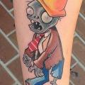 tatuaje Brazo Fantasy Personaje zombi por Inkaholik Tattoos