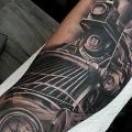 Arm Realistic Train tattoo by Inkaholik Tattoos
