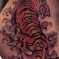 Side Tiger tattoo by Inkaholik Tattoos