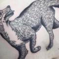 Bauch Fuchs tattoo von Sacred Art Tattoo