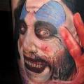 Portrait Clown tattoo by Sacred Art Tattoo
