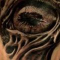 Eye Head tattoo by Sacred Art Tattoo