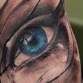 Arm Realistic Eye tattoo by Blacksheep Ink