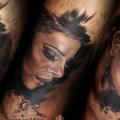 tatuaje Brazo Realista Mujer por Blacksheep Ink