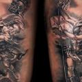 Arm Warrior tattoo by Blacksheep Ink