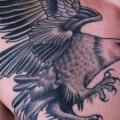 tatuaje Hombro Pecho Águila por Dave Wah