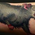 Arm Mouse tattoo by Stefan Semt