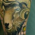 Arm Goat tattoo by Signs and Wonders