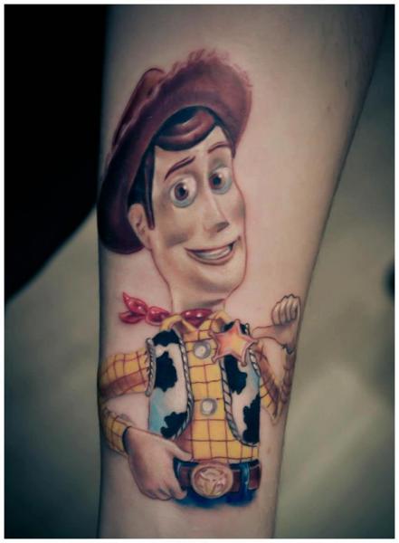 Arm Character Toy Story Tattoo by Silence of Art Tattoo Studio