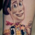 tatuaje Brazo Personaje Toy Story por Silence of Art Tattoo Studio