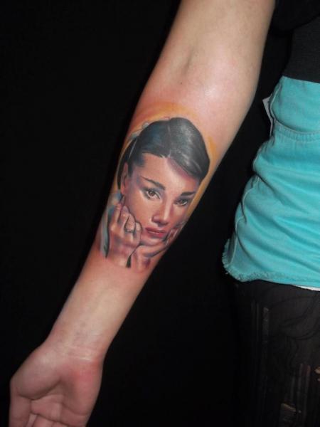 Arm Portrait Realistic Tattoo by Silence of Art Tattoo Studio