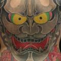 Japanese Back Demon tattoo by Ten Ten Tattoo
