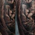 Arm Engel tattoo von Valentina Riabova