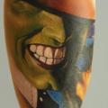 tatouage Bras Fantaisie The Mask par Valentina Riabova
