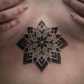 Belly Dotwork tattoo by Lewis Ink
