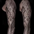 Dotwork Sleeve tattoo by Lewis Ink