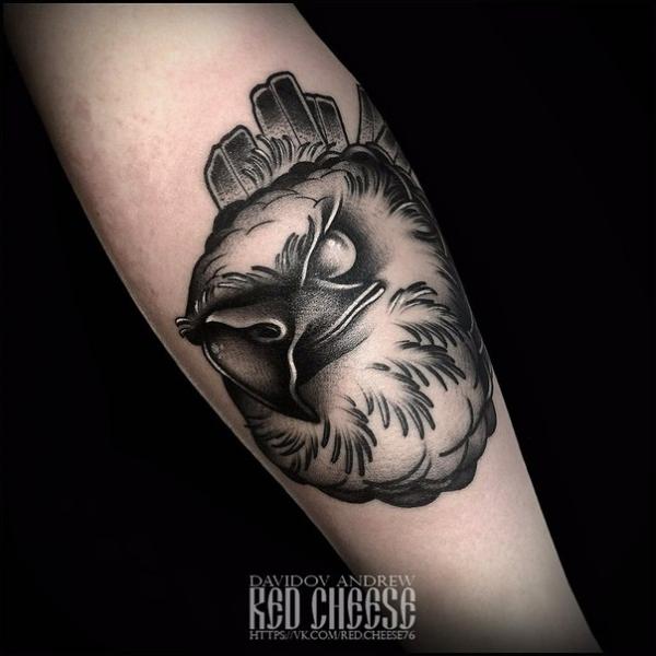 Arm Eagle Tattoo by Davidov Andrew