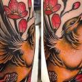 tatuaje Brazo Pájaro por Davidov Andrew