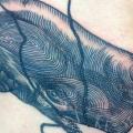 tatuaggio Fianco Pancia Balena di Vienna Electric Tattoo