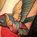 Arm Hummingbird tattoo by Nik The Rookie