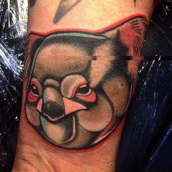 Arm Koala Tattoo von Nik The Rookie
