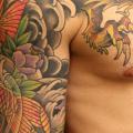 tatuaje Hombro Japoneses Dragón por Malort
