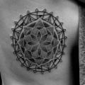 Side Dotwork tattoo by Coen Mitchell