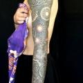 Dotwork Sleeve Decoration tattoo by Coen Mitchell